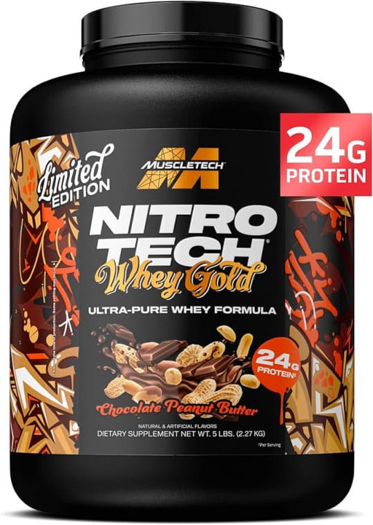 Muscletech Nitro Tech Whey Gold Chocolate Peanut Butter 5LB